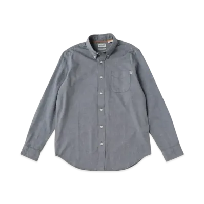 Timberland Men's Long Sleep Gail River Yarn Die Oxford Shirt "Dark Sapphire"
