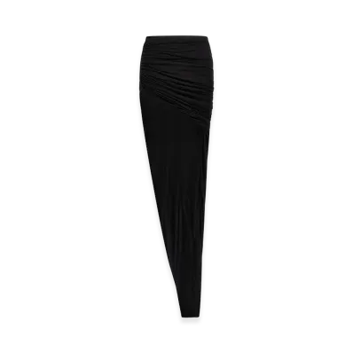Rick Owens DRKSHDW Women's Soft Edfu' Skirt "Black"