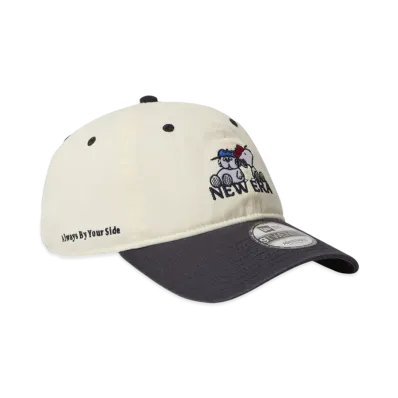 NEW ERA x PEANUTS 9TWENTY Snoopy and Olaf "Chrome White/Navy"