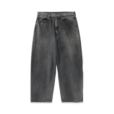 A.PRESSE Vintage Grey Denim Pants "Gray"