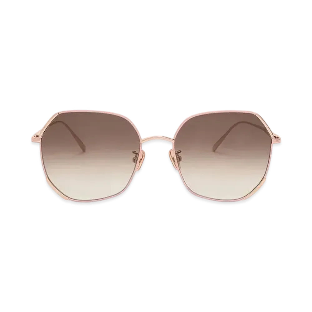 CHARLES & KEITH Geometric Wireframe Butterfly Sunglasses "Pink"