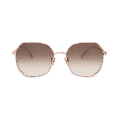 CHARLES & KEITH Geometric Wireframe Butterfly Sunglasses "Pink"