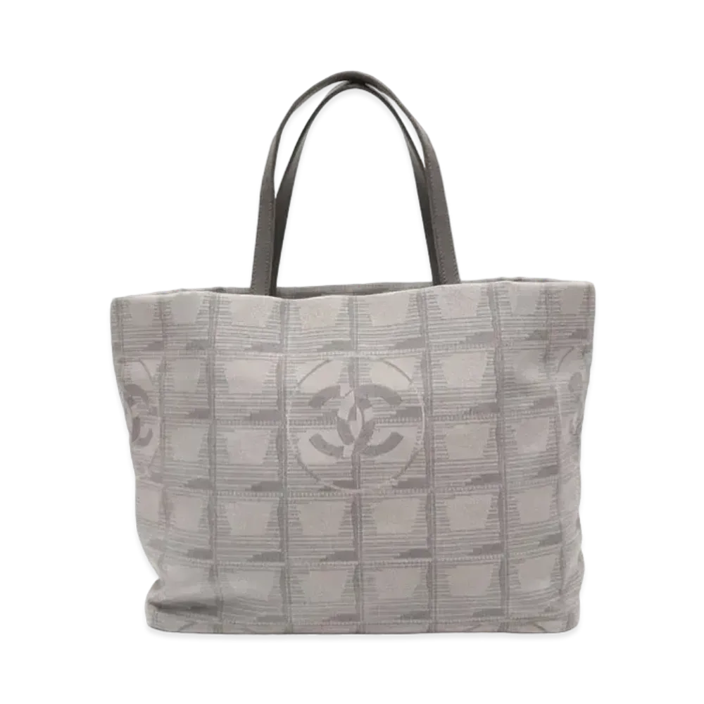 CHANEL New Travel Line Tote MM "Grey"