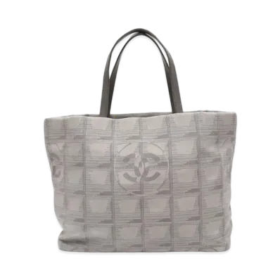 CHANEL New Travel Line Tote MM "Grey"
