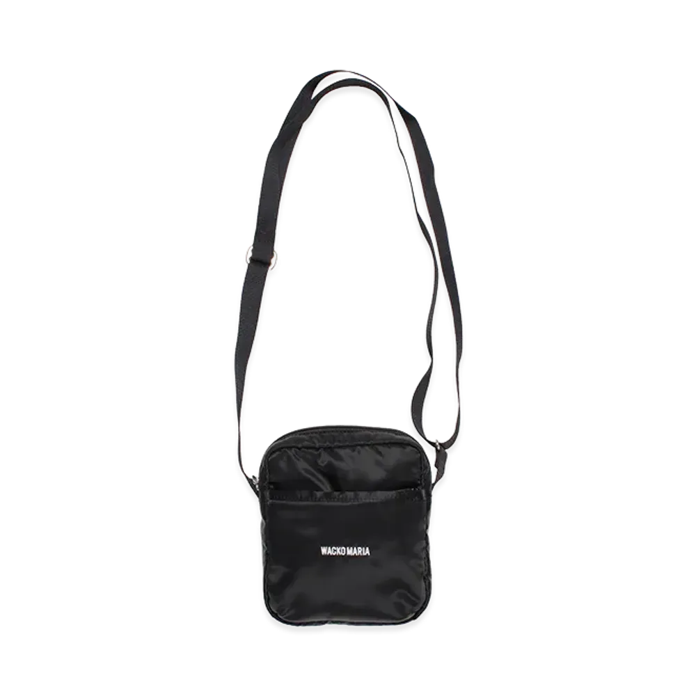 WACKO MARIA x Speak Easy Nylon Small Shoulder Bag "Black"