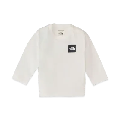 The North Face Baby L/S Small Square Logo Tee "White2"