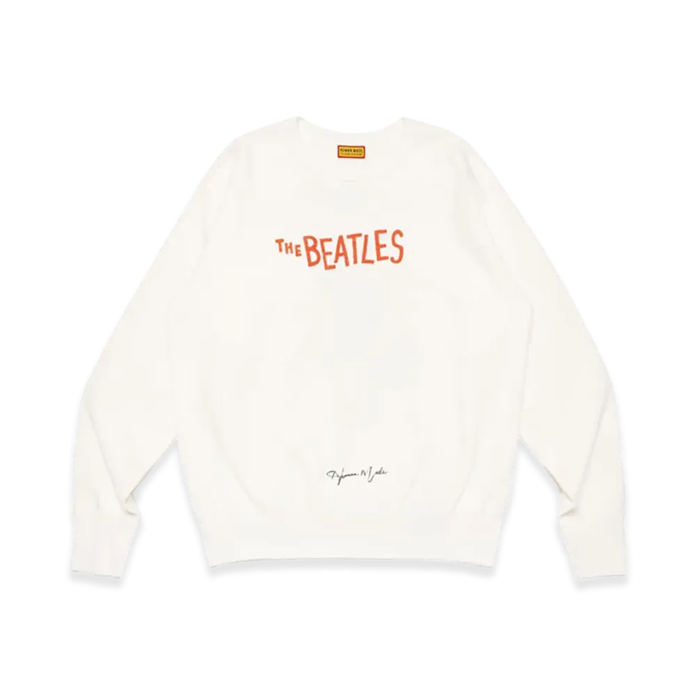 HUMAN MADE The Beatles Tsuriami Sweatshirt "White"