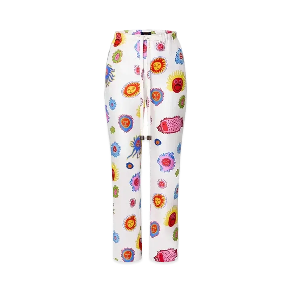 Louis Vuitton x Yayoi Kusama Faces Pajama Pants My Eternal Soul "Blanc"