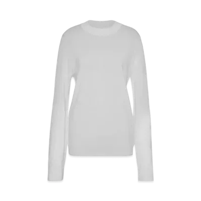 Maison Margiela Men's Merino Wool Sweater "White"