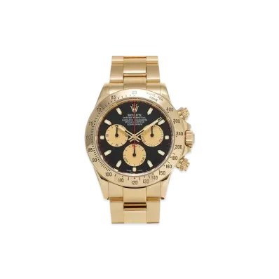 ROLEX Cosmograph Daytona "Black/Champagne/Yellow Gold"