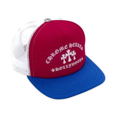 Chrome Hearts Trucker Cap King Taco "Red/Blue"