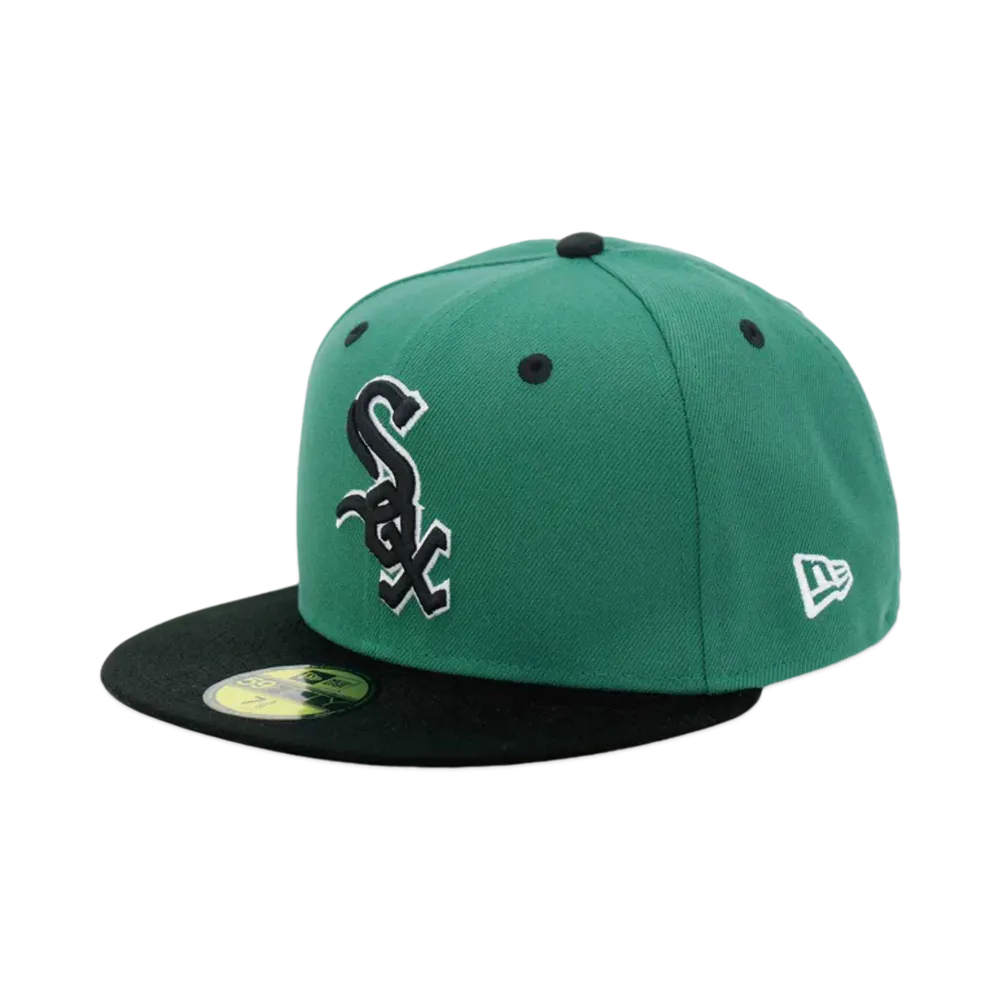 NEW ERA x THE CAP 'CROCODILE' 59Fifty Chicago White Sox PNGBLK "Pine Black"