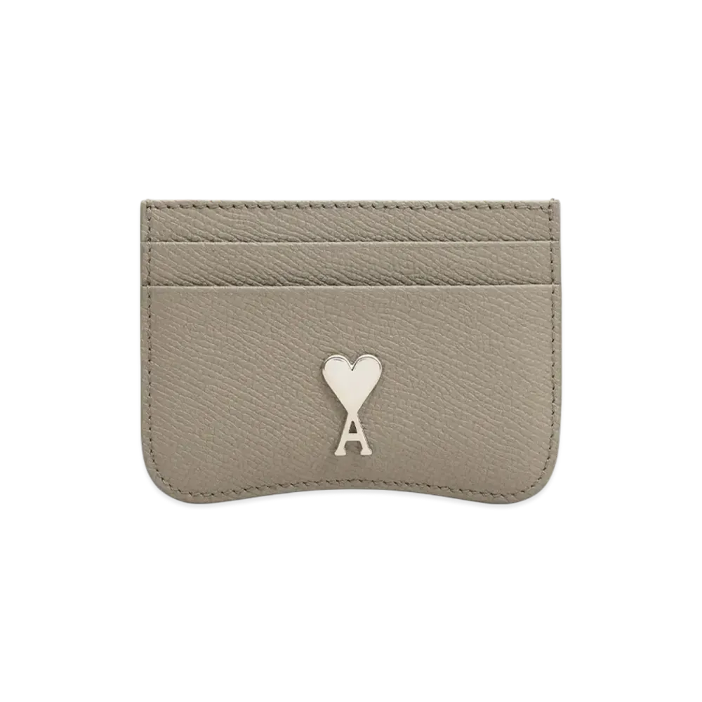 AMI PARIS Paris Paris Card Holder "Cendre/ArgentVibre"