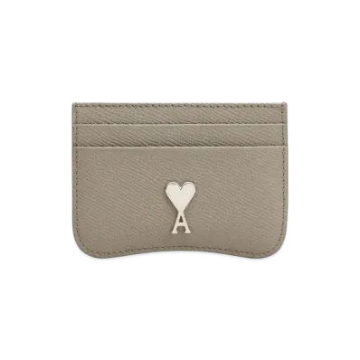 AMI PARIS Paris Paris Card Holder "Cendre/ArgentVibre"