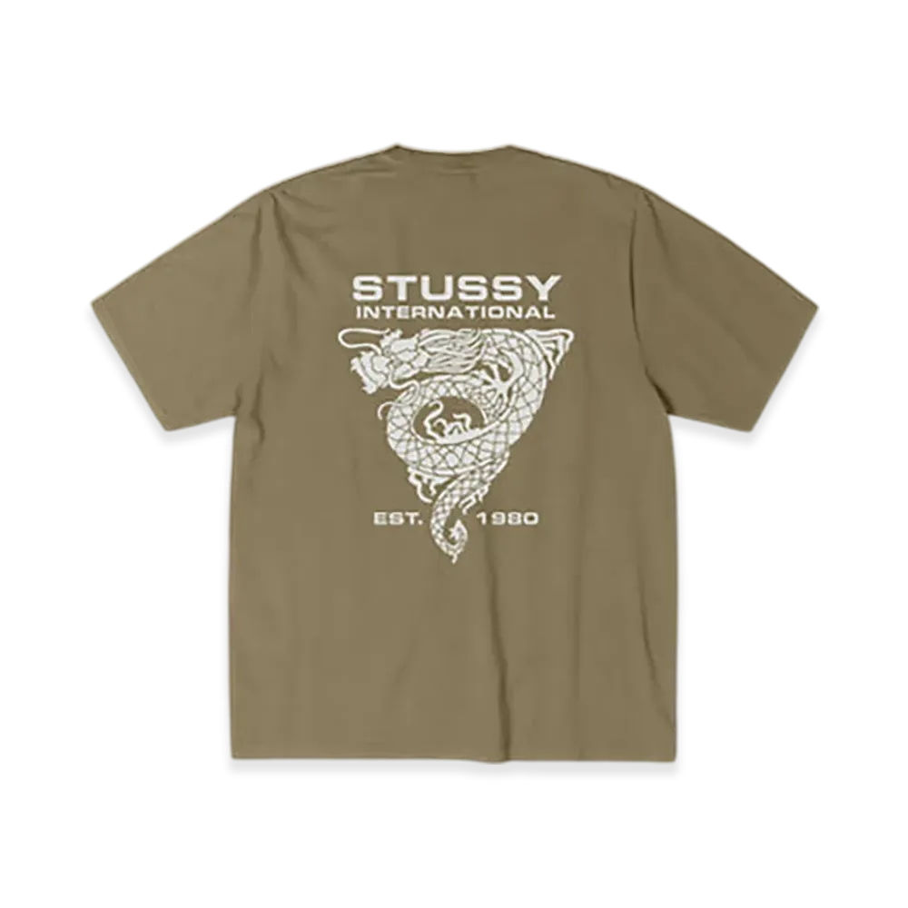 Stussy Dragon Tee "Army"