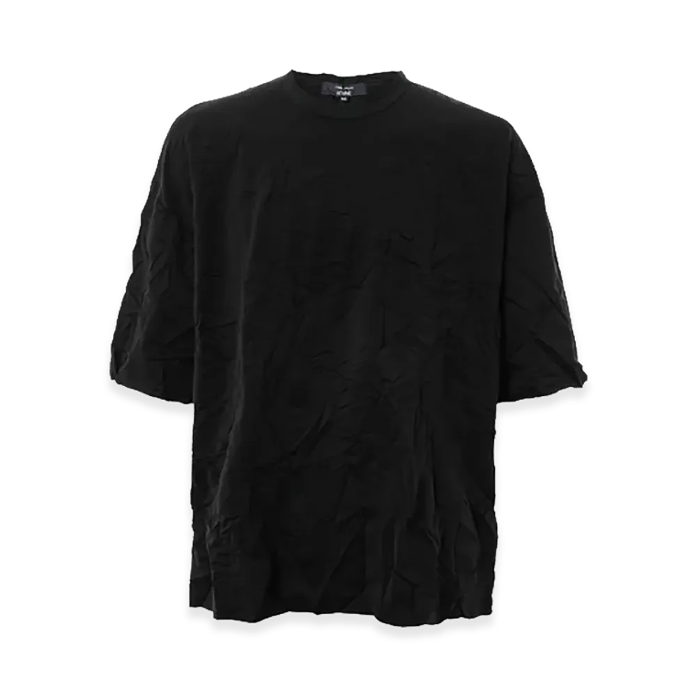 COMME des GARCONS HOMME Cotton Polyester T-Shirts "Black"