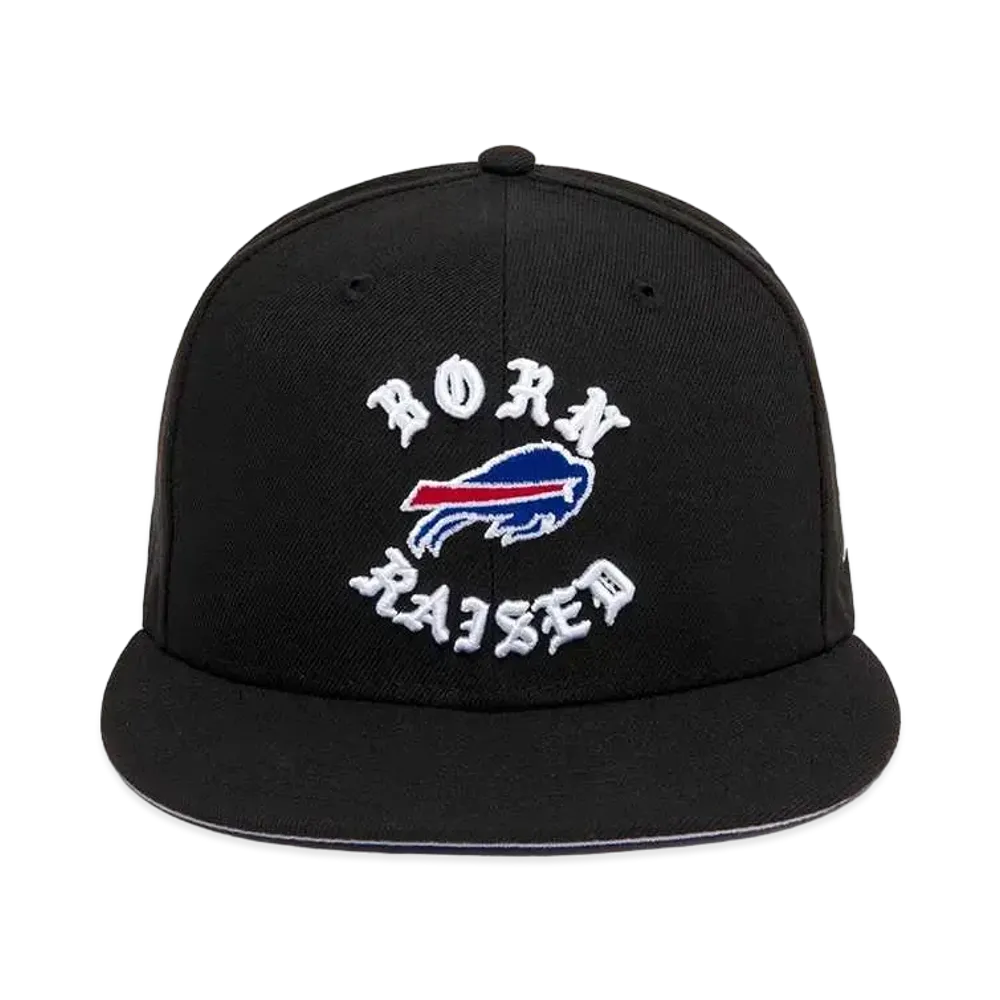 NEW ERA x Born x Raised x NFL + Bills Snapback Rocker Hat "Black"