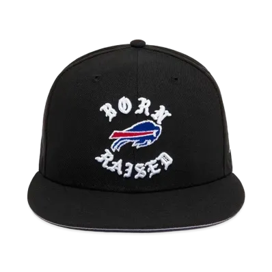 NEW ERA x Born x Raised x NFL + Bills Snapback Rocker Hat "Black"