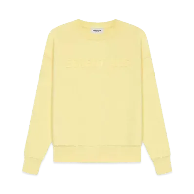 FEAR OF GOD ESSENTIALS Kids Pull-Over Crewneck "Lemonade"