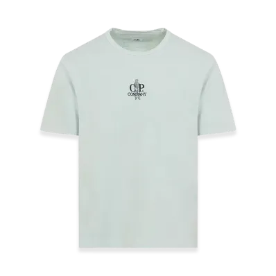 C.P. Company Cotton T-Shirt "Misty Blue"