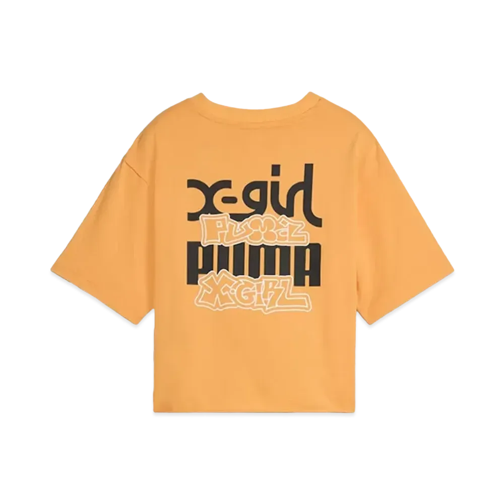 PUMA x X-Girl Graphic Short Sleeve Tee "Clementine"