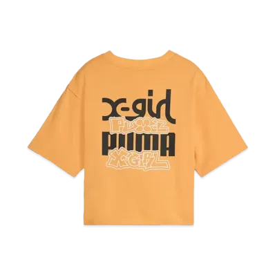 PUMA x X-Girl Graphic Short Sleeve Tee "Clementine"