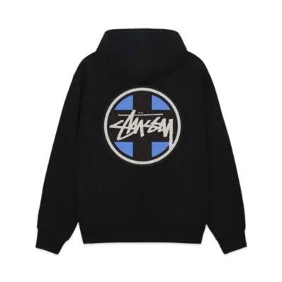 Stussy Cross Dot Hoodie "Black"
