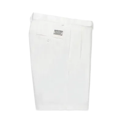 WACKO MARIA Double Pleated Chino Short Trousers "White"