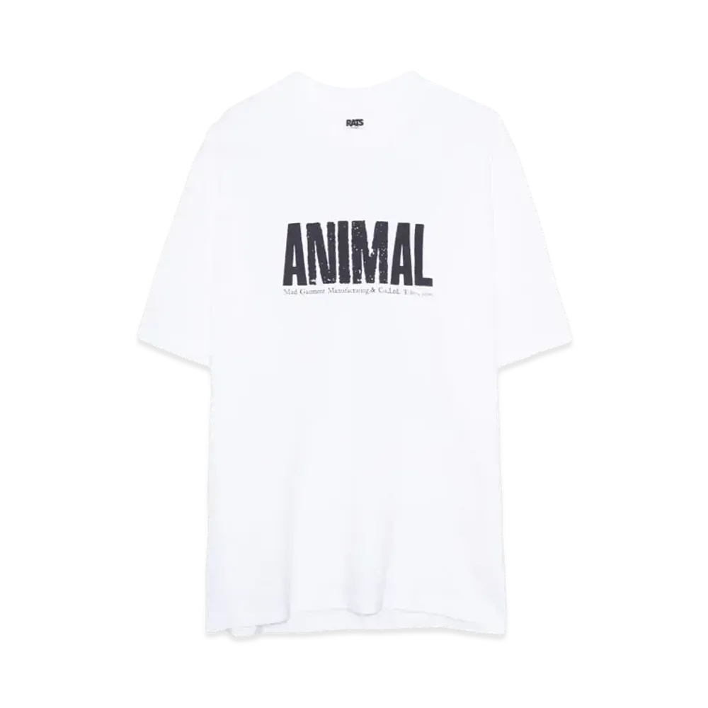 RATS ANIMAL X TEE "WHITE"