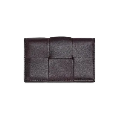 Bottega Veneta Business Card Holder "Grape"