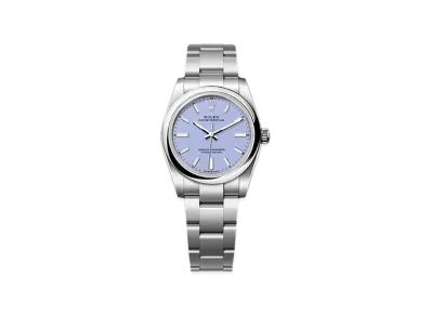 ROLEX Oyster Perpetual 34mm Oystersteel 124200 "Lavender"