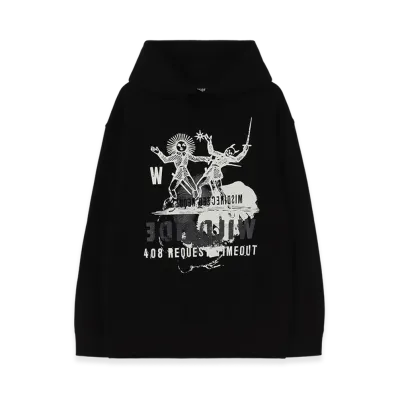 WILDSIDE YOHJI YAMAMOTO Duel Pullover Hoodie "Black"