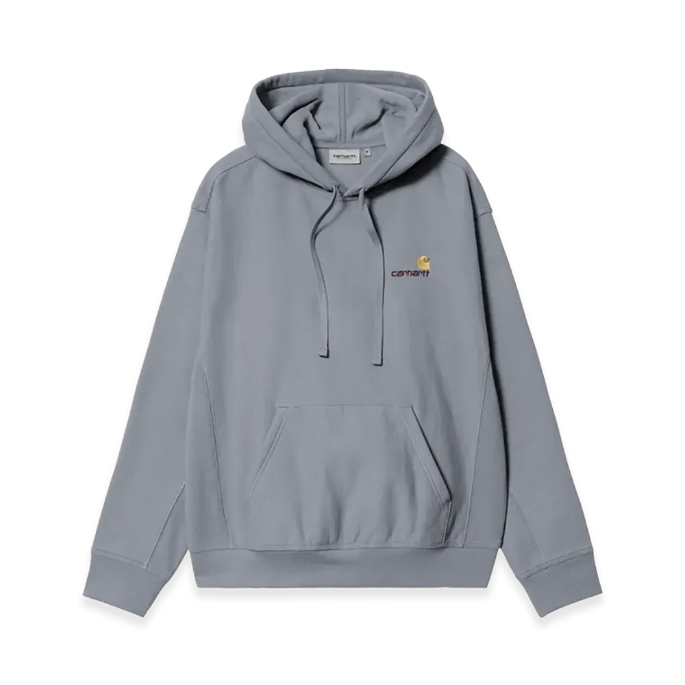 Carhartt WIP Hooded American Script Sweat "Shady Blue"