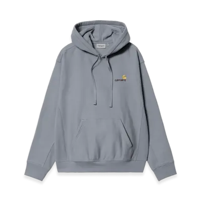 Carhartt WIP Hooded American Script Sweat "Shady Blue"