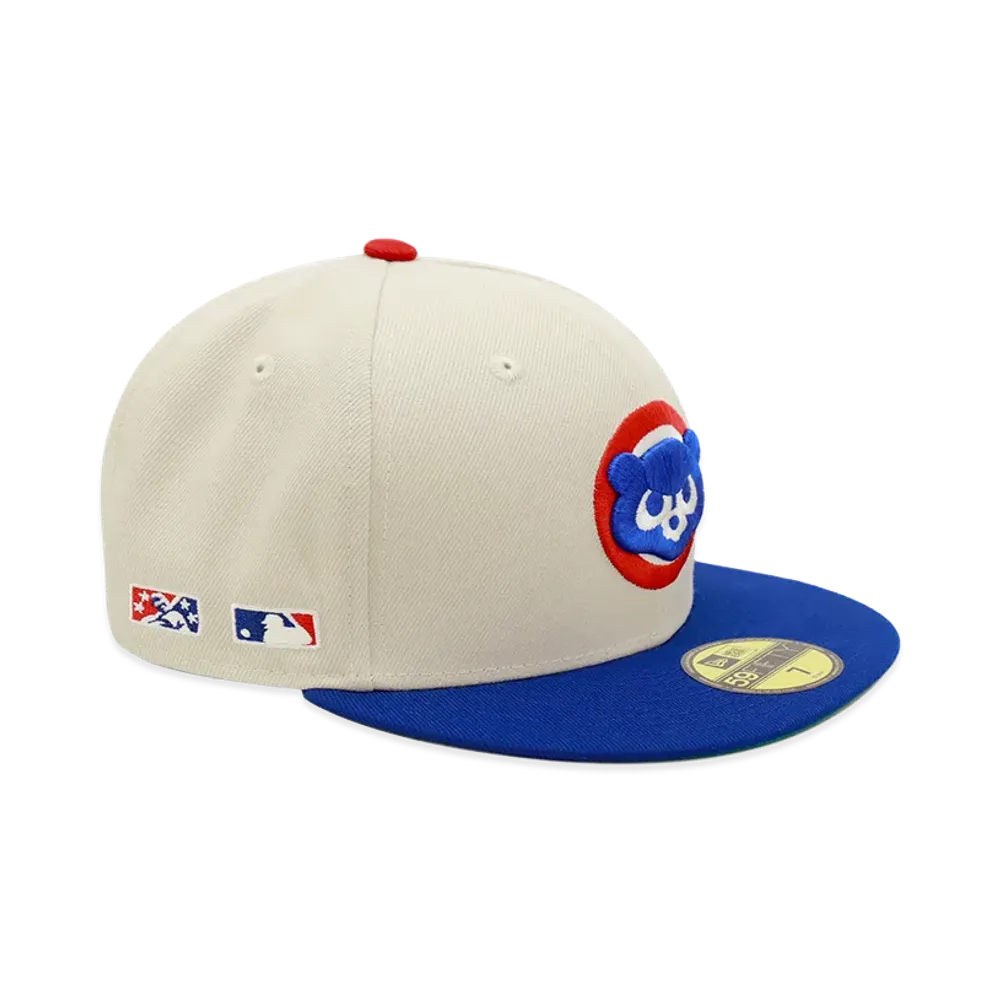 NEW ERA x THE CAP 59Fifty Farm Team Chicago Cubs "Stone/Blue"