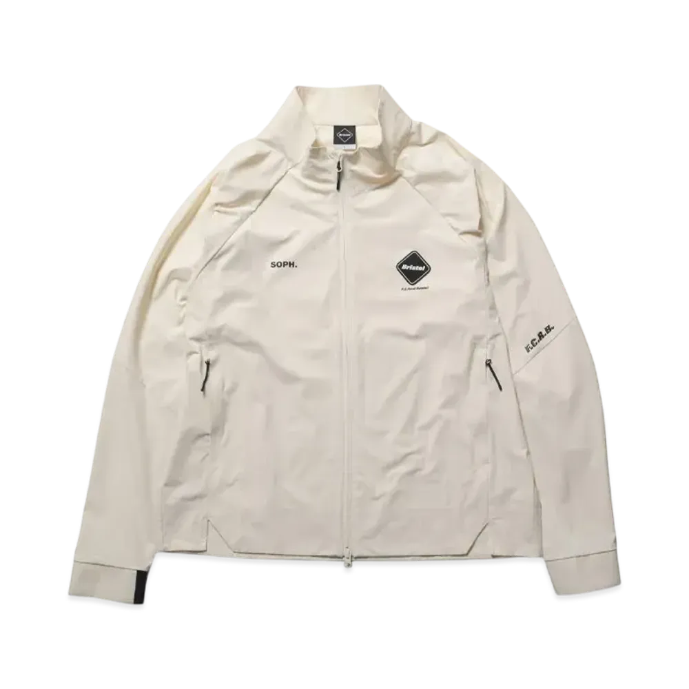 F.C.Real Bristol Cordura Stretch Team Track Jacket "Off White"