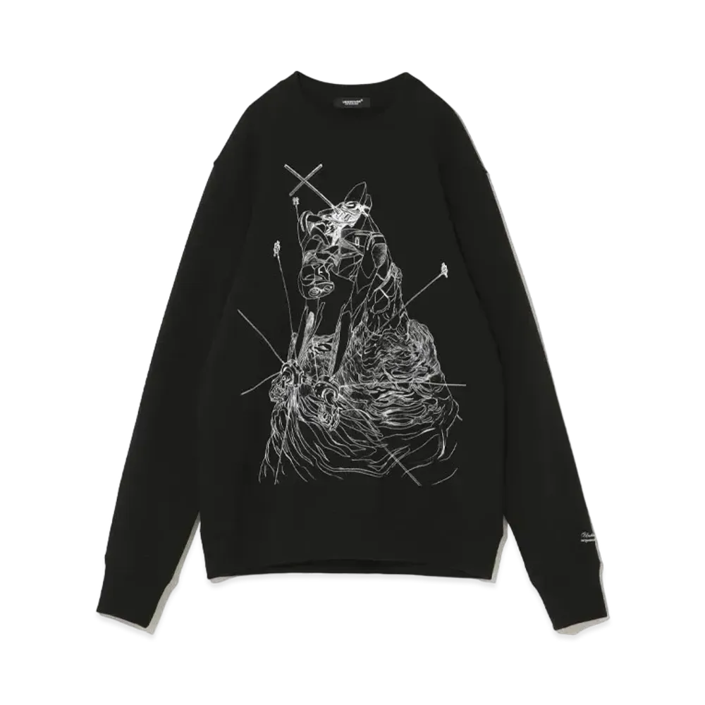 EVANGELION × UNDERCOVER SWEATSHIRT "Black"