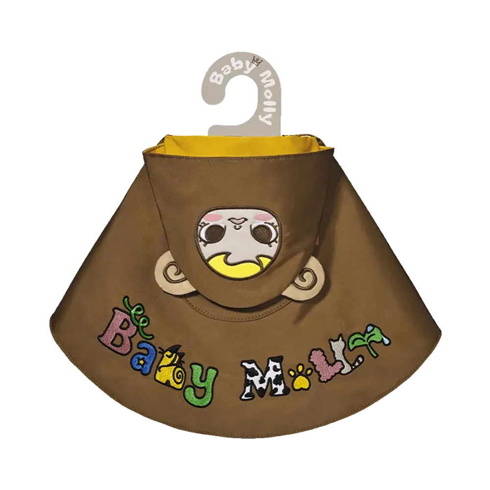POP MART Baby Molly & Baby Tabby Series-Brown Cape (Size L)