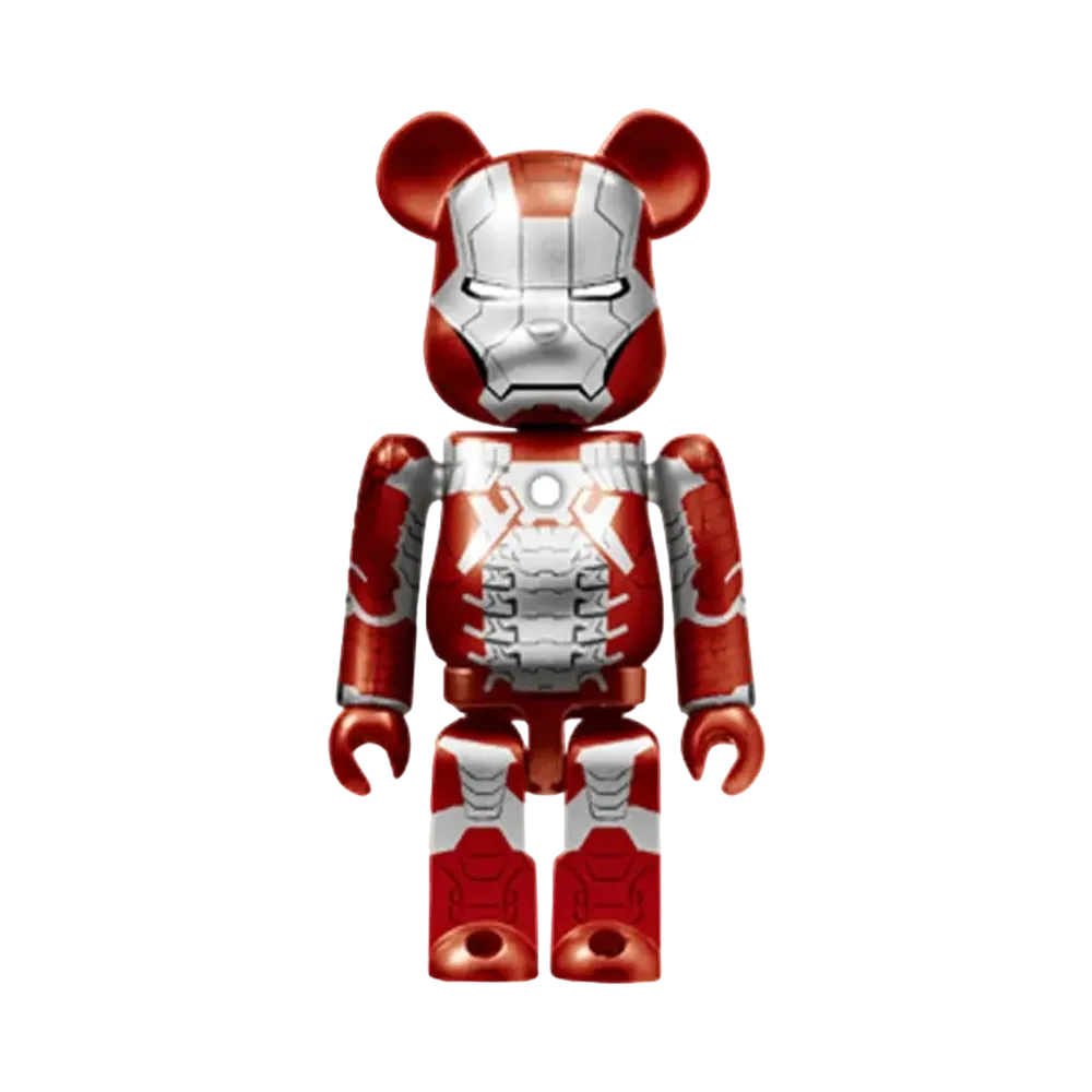 Bearbrick x Marvel Infinity Saga Iron Man Happy Lottery Bearbrick Award 5 [Iron Man Mark 5] 100% "Multi"