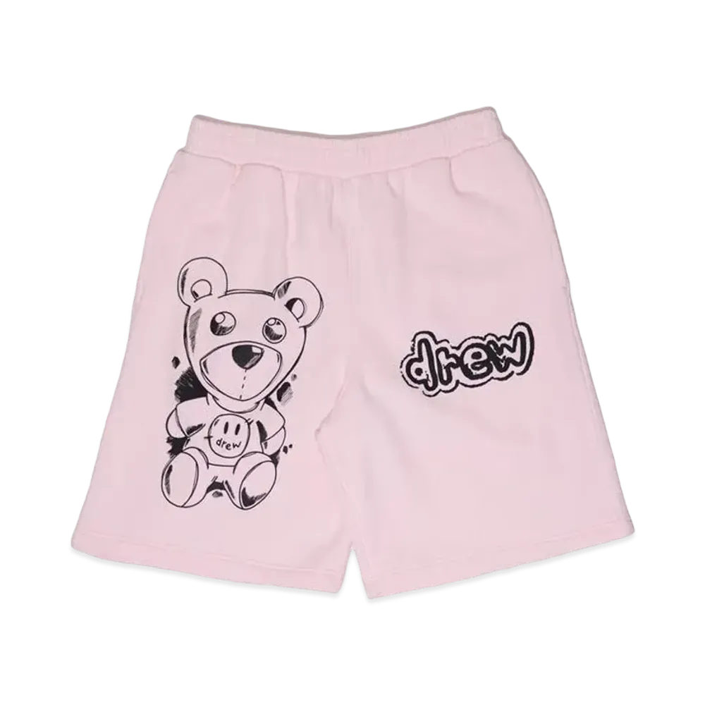 drew house theodore sketch sweatshort "Pale Pink"