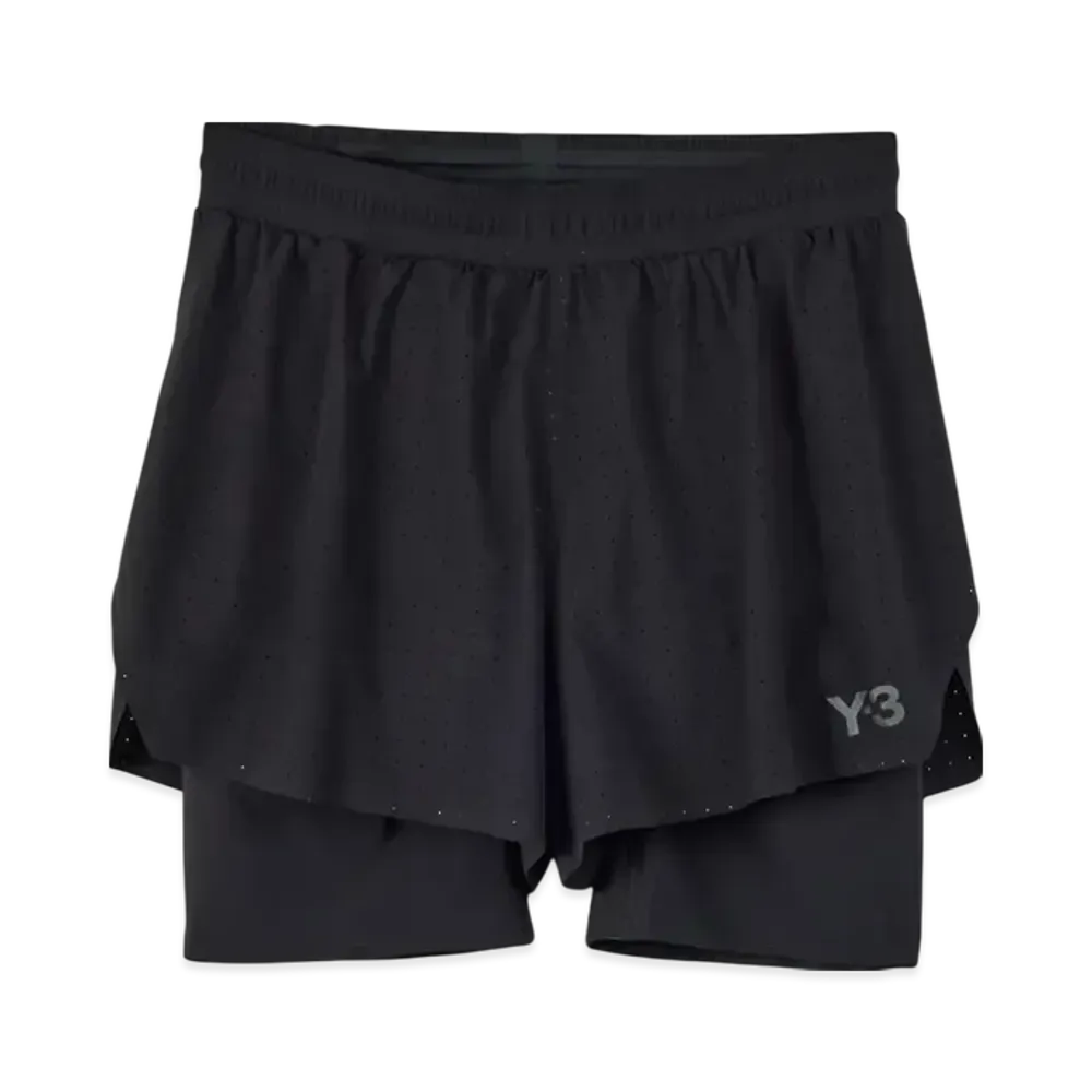 Y-3 Running Shorts + Tights "Black"