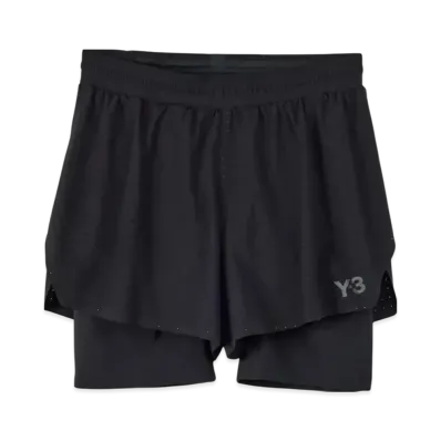 Y-3 Running Shorts + Tights "Black"