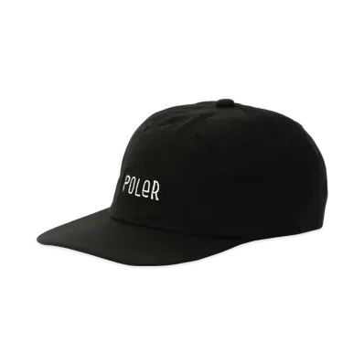 POLeR Cotton Logo Cap "Black"