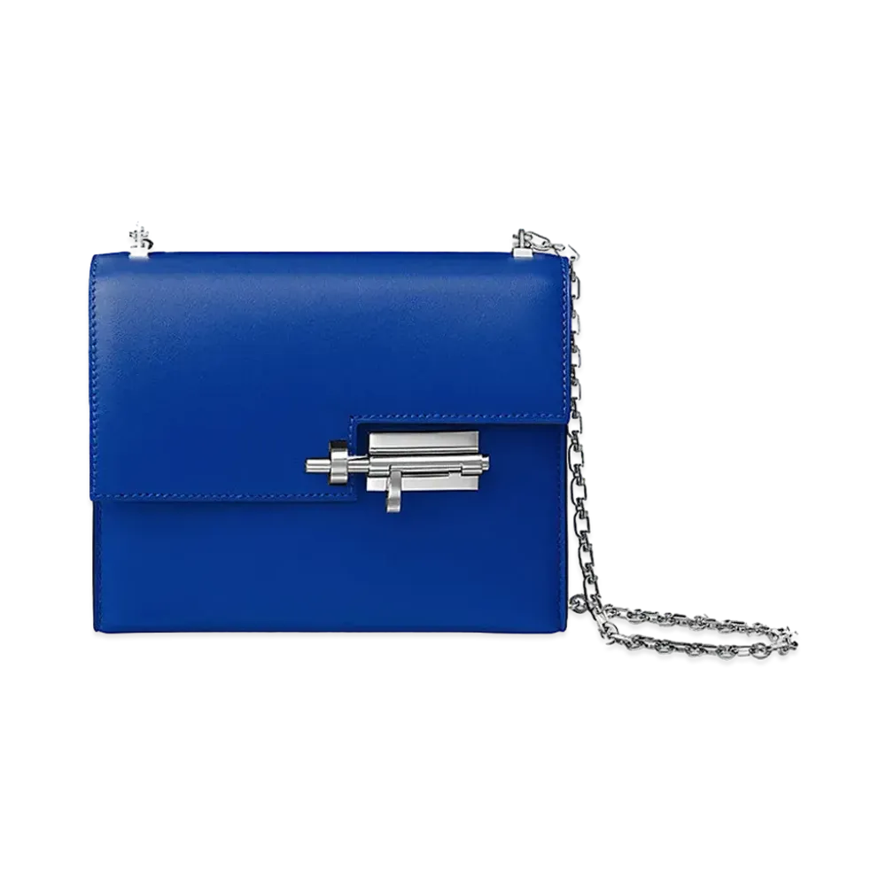 Hermes Verrou Chaine Mini Bag "Blue Electrique"