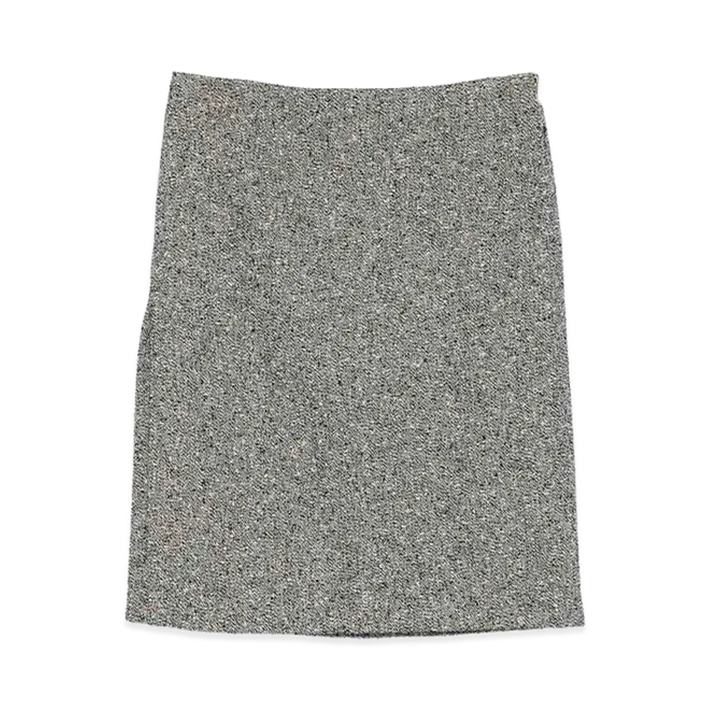 GUCCI Women's Double Wool Skirt "Gray"