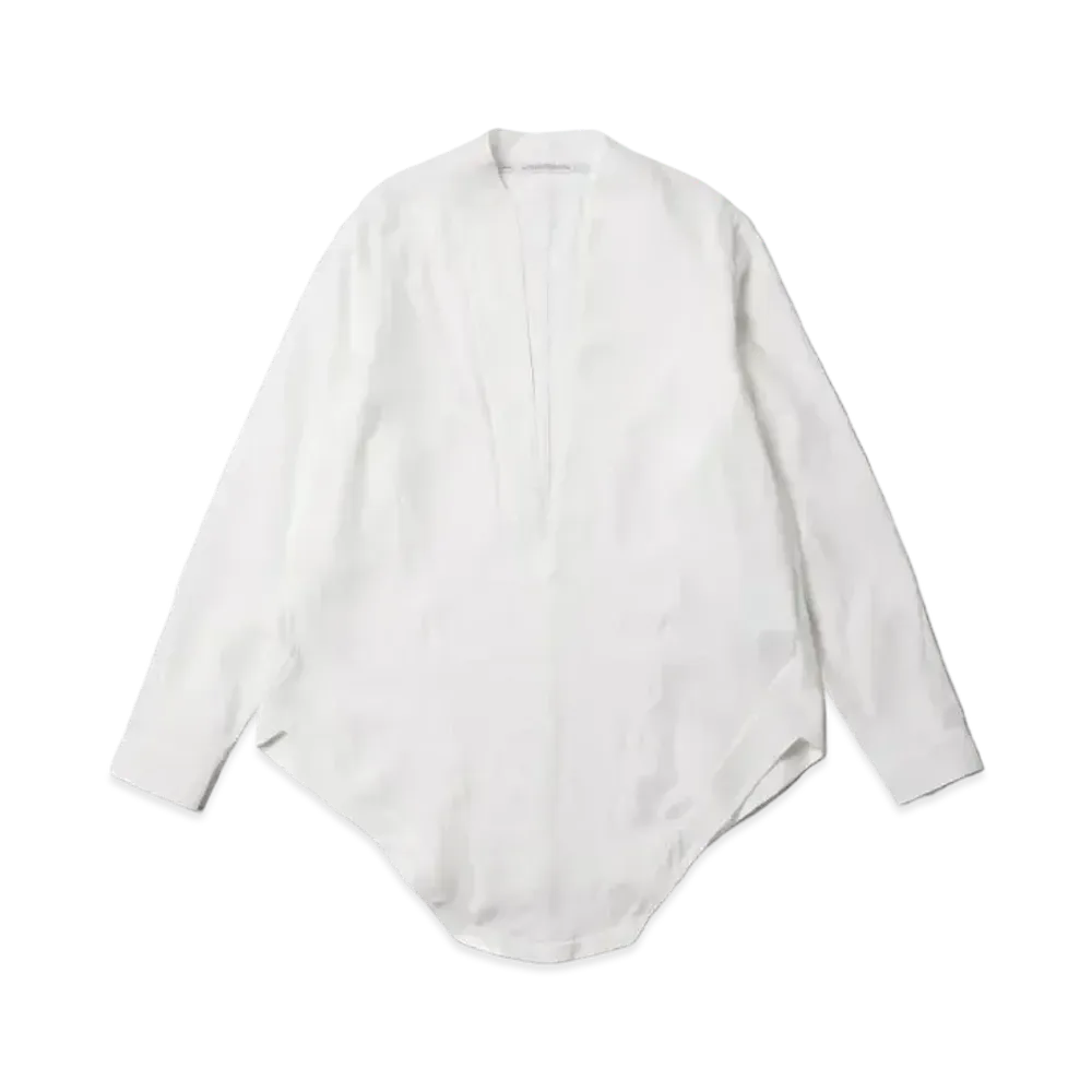 JULIUS Edge Neck Pullover Shirt "Off White"