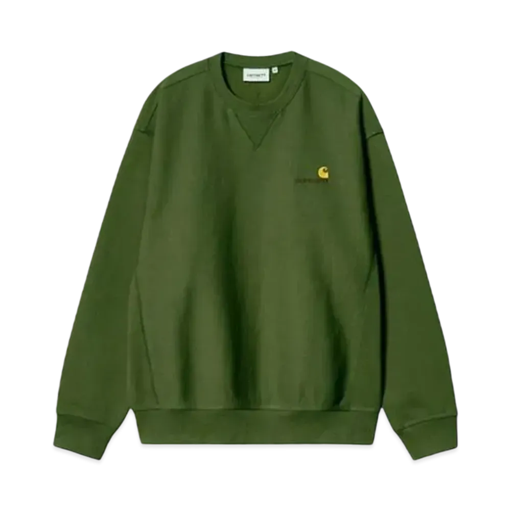 Carhartt WIP American Script Sweatshirt "Tarragon"