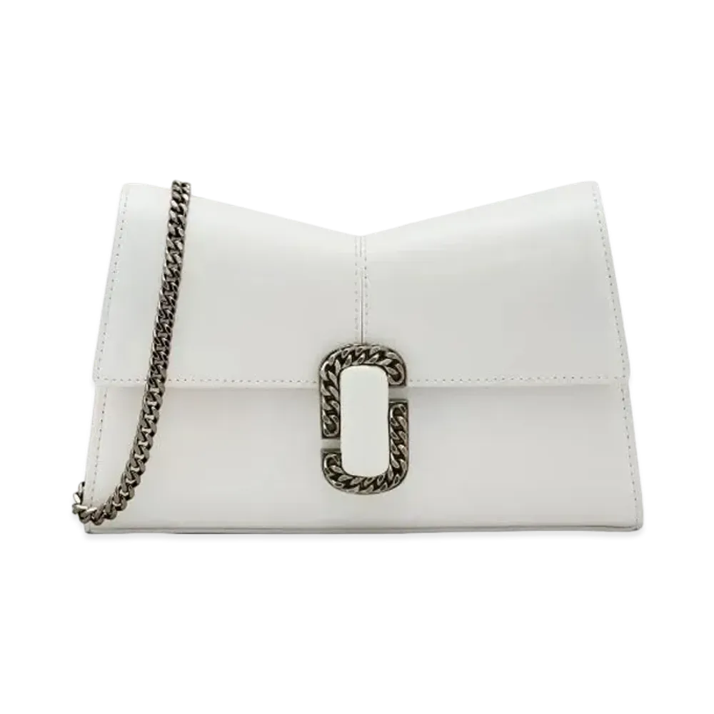 Marc Jacobs The St. Marc Chain Wallet "White"