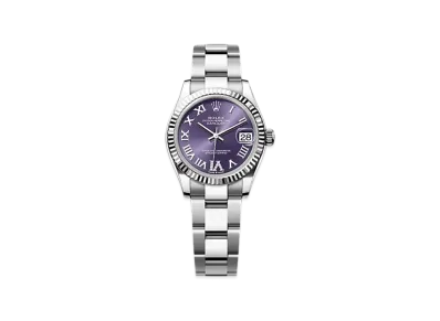 ROLEX Datejust 31mm Oystersteel & White Gold 278274 "Aubergine"