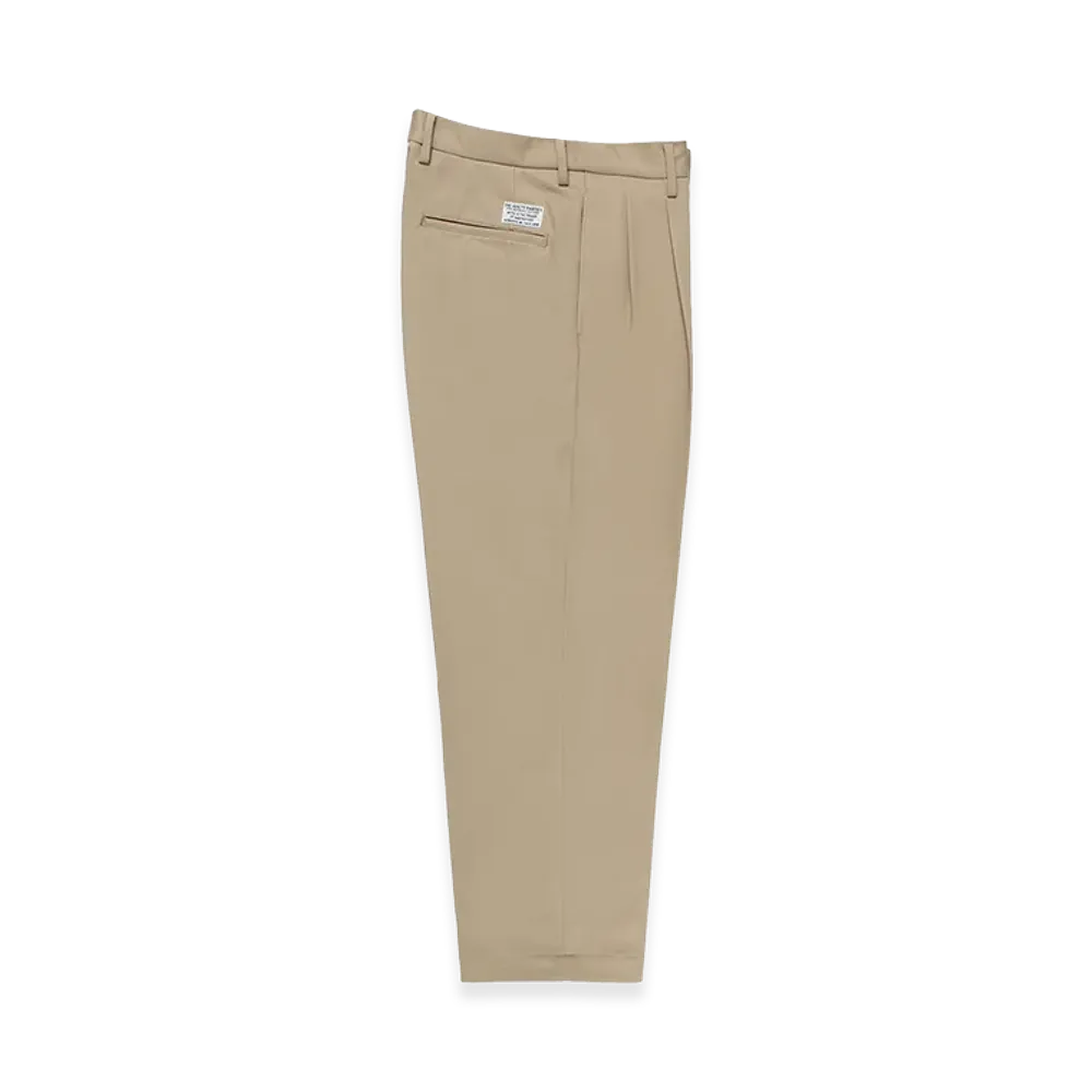 WACKO MARIA Double Pleated Chino Trousers "Beige"